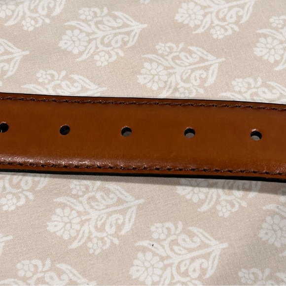 Joseph Abboud Men's Tan Italian Leather Belt Size 50 - Picture 3 of 8